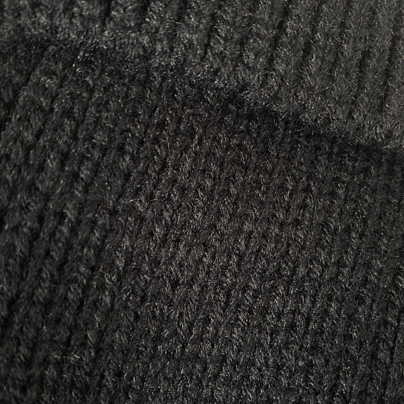 Classic Knit Beanie - Black