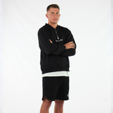 Quarter Zip Bomber - Black