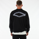 Quarter Zip Bomber - Black