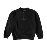 Quarter Zip Bomber - Black