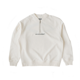 Quarter Zip Bomber - Ivory