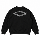 Quarter Zip Bomber - Black