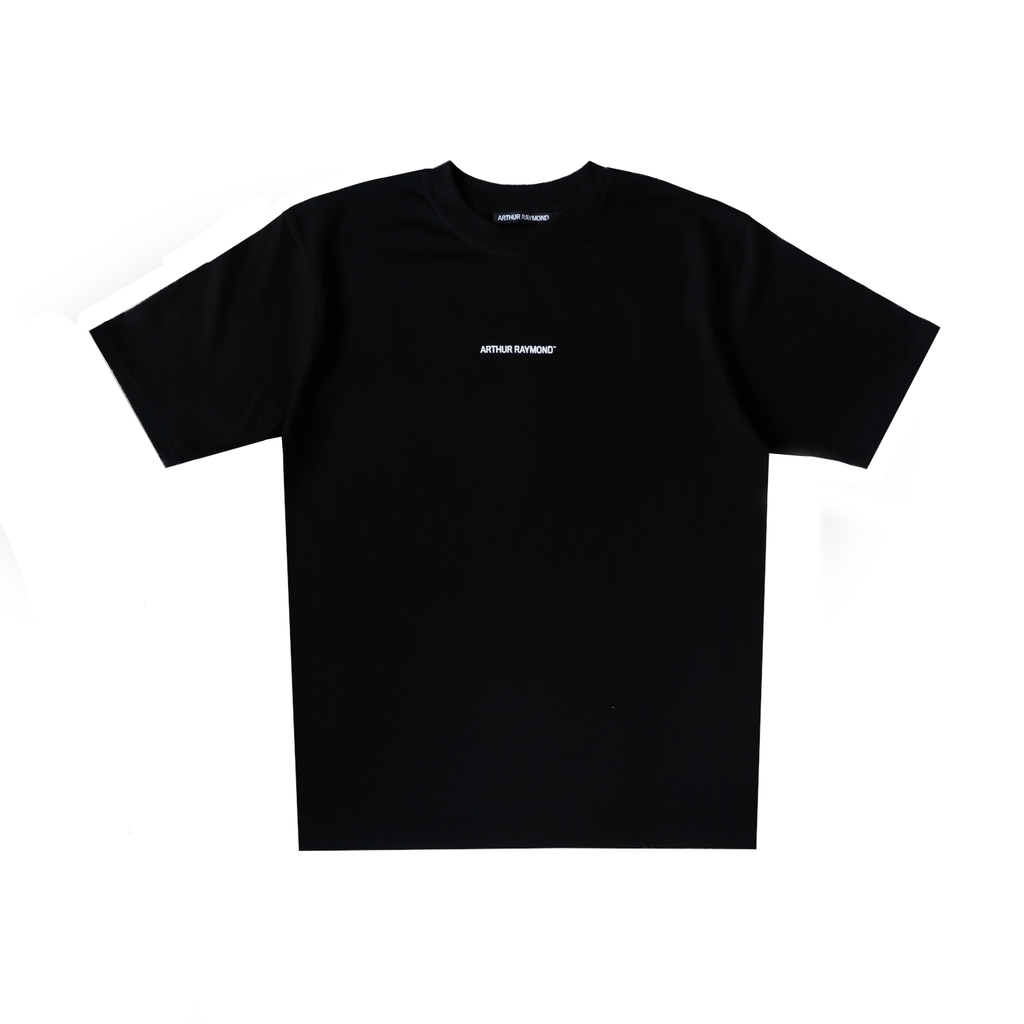 Boxy Oversized T-Shirt - Black | Arthur Raymond Athletics