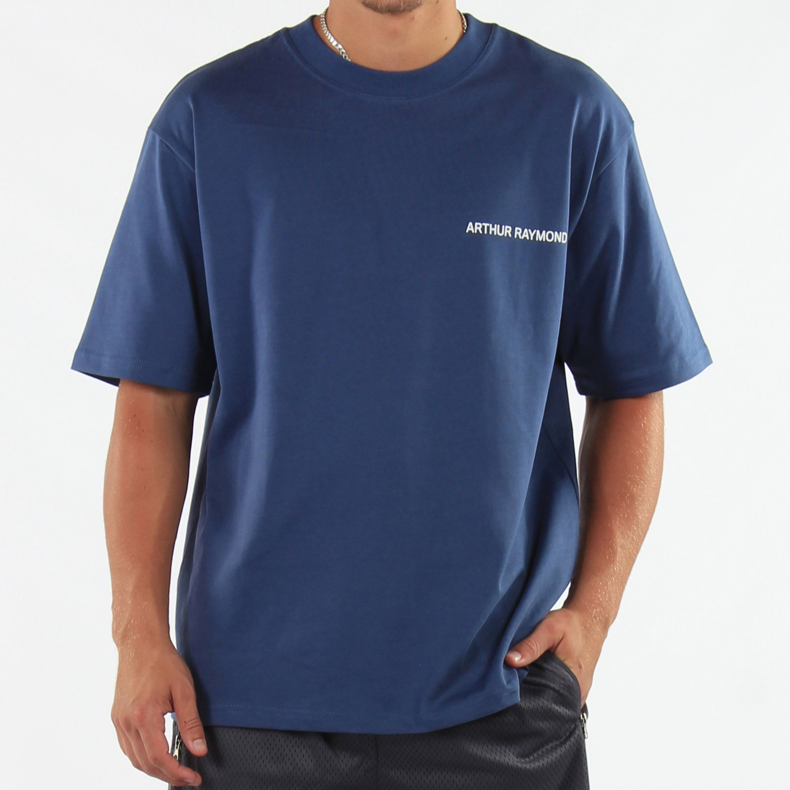 Droppin' Dimes Basketball T-Shirt - Pacific Blue | Arthur Raymond